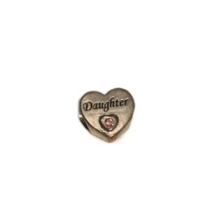Daughter bracelet charm